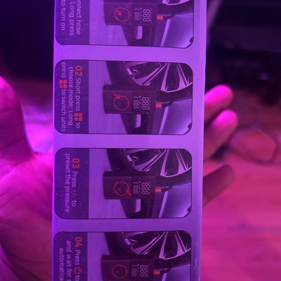 Digital Tire Inflator with LED Display - Picture 7 of 8